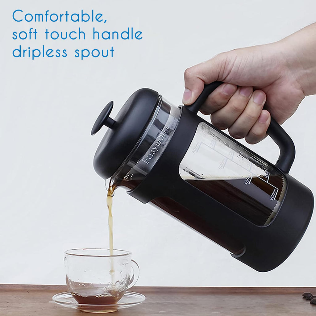34 oz French Press with Creamer and Sugar Bowl Set N5029