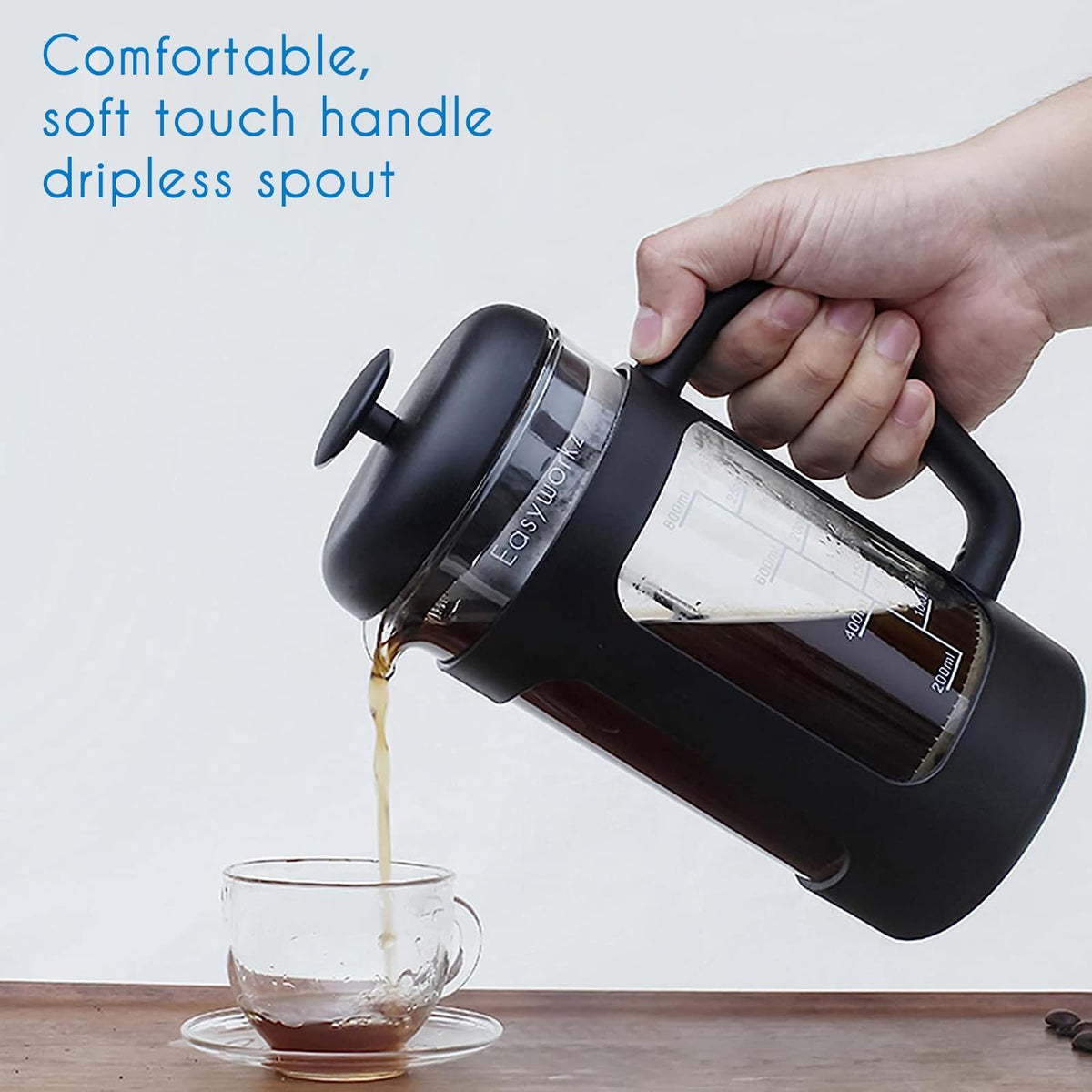 34 oz French Press with Creamer and Sugar Bowl Set N5029
