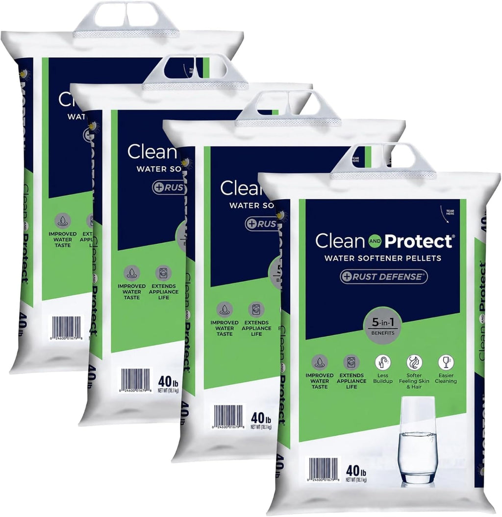 Water Softener Salt Crystals 40 lb Pack of 4 D9095