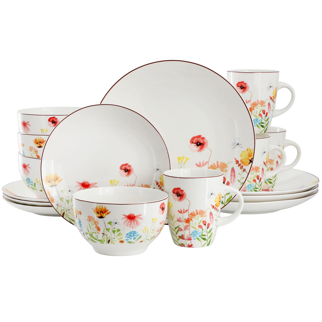 16 Piece Porcelain Dinnerware Set N123