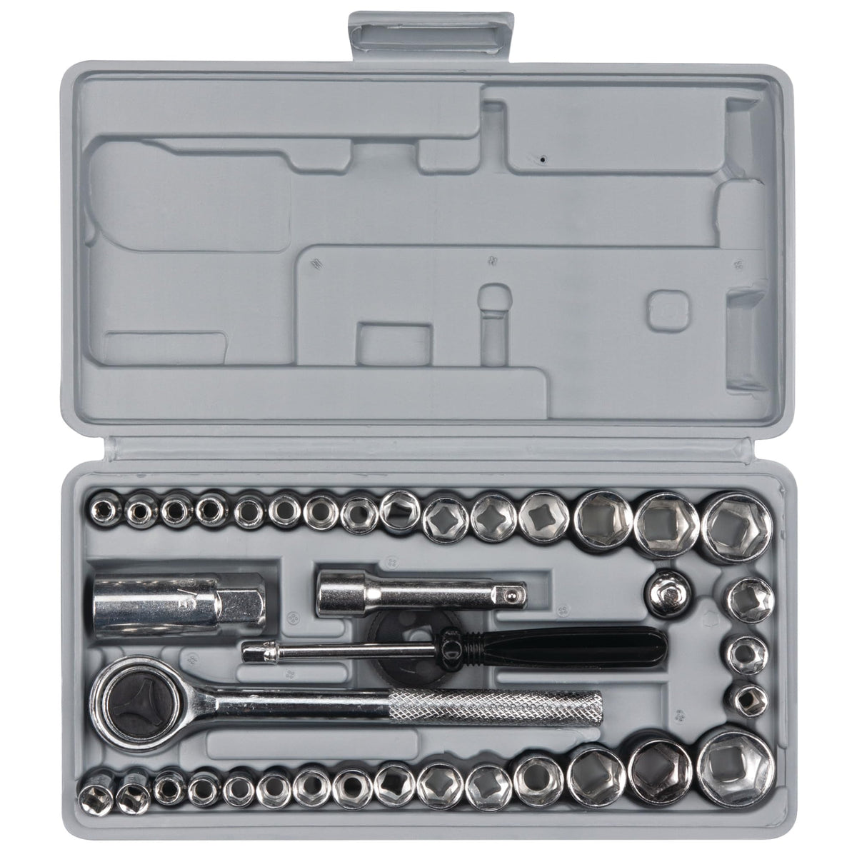 40-Piece SAE and Metric Socket Wrench Set A250