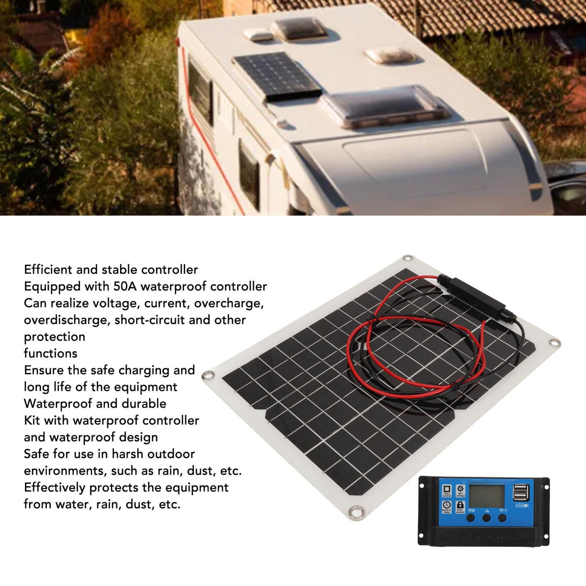 300W Solar Panel Kit with Controller R51882