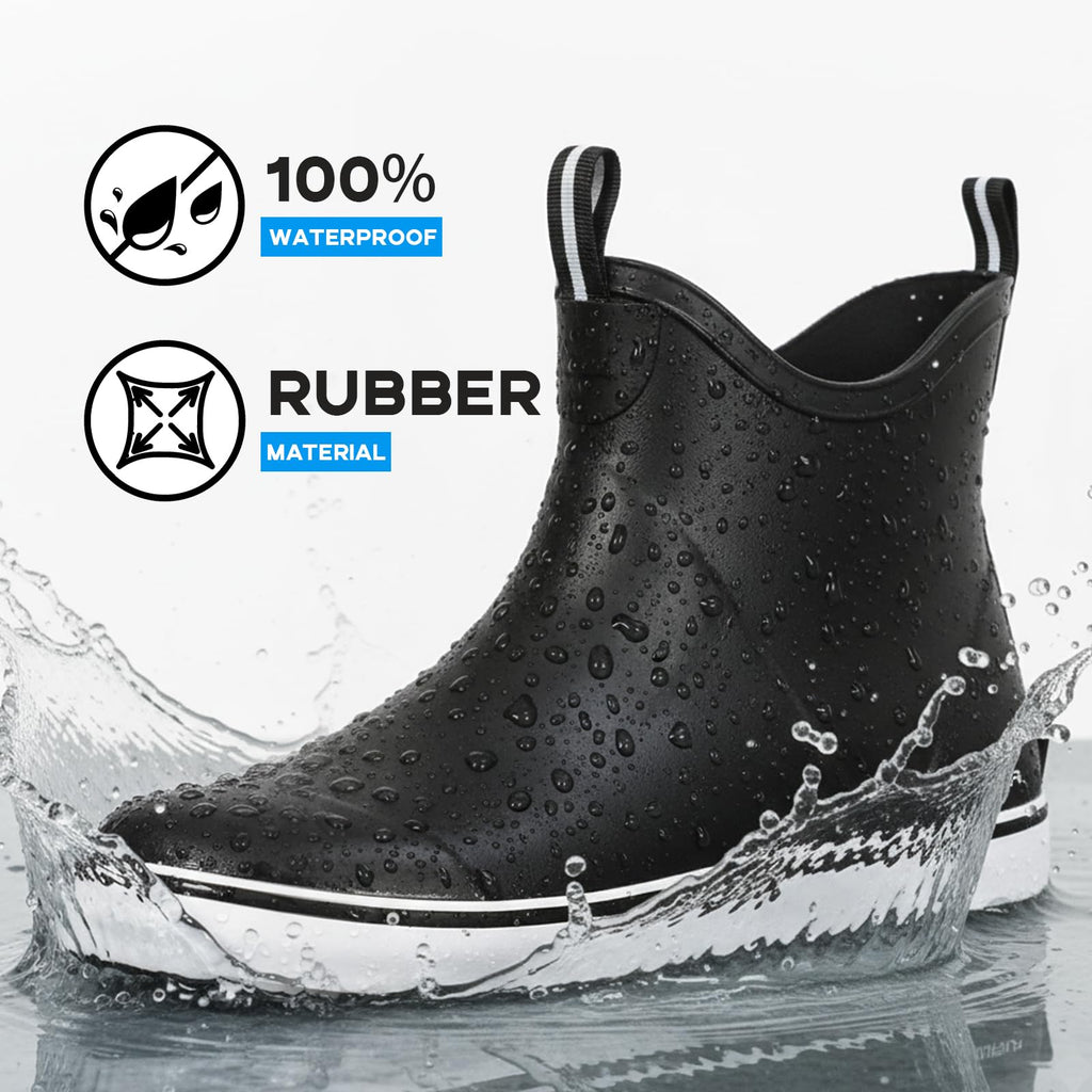 Waterproof Ankle Rubber Boots T1468