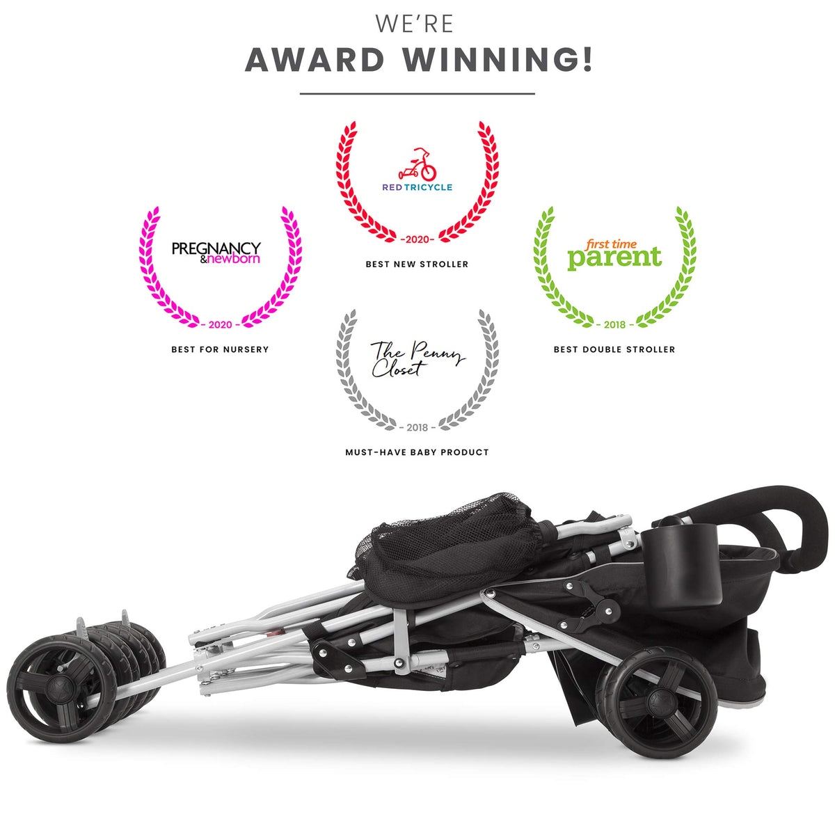 Double Stroller F9040