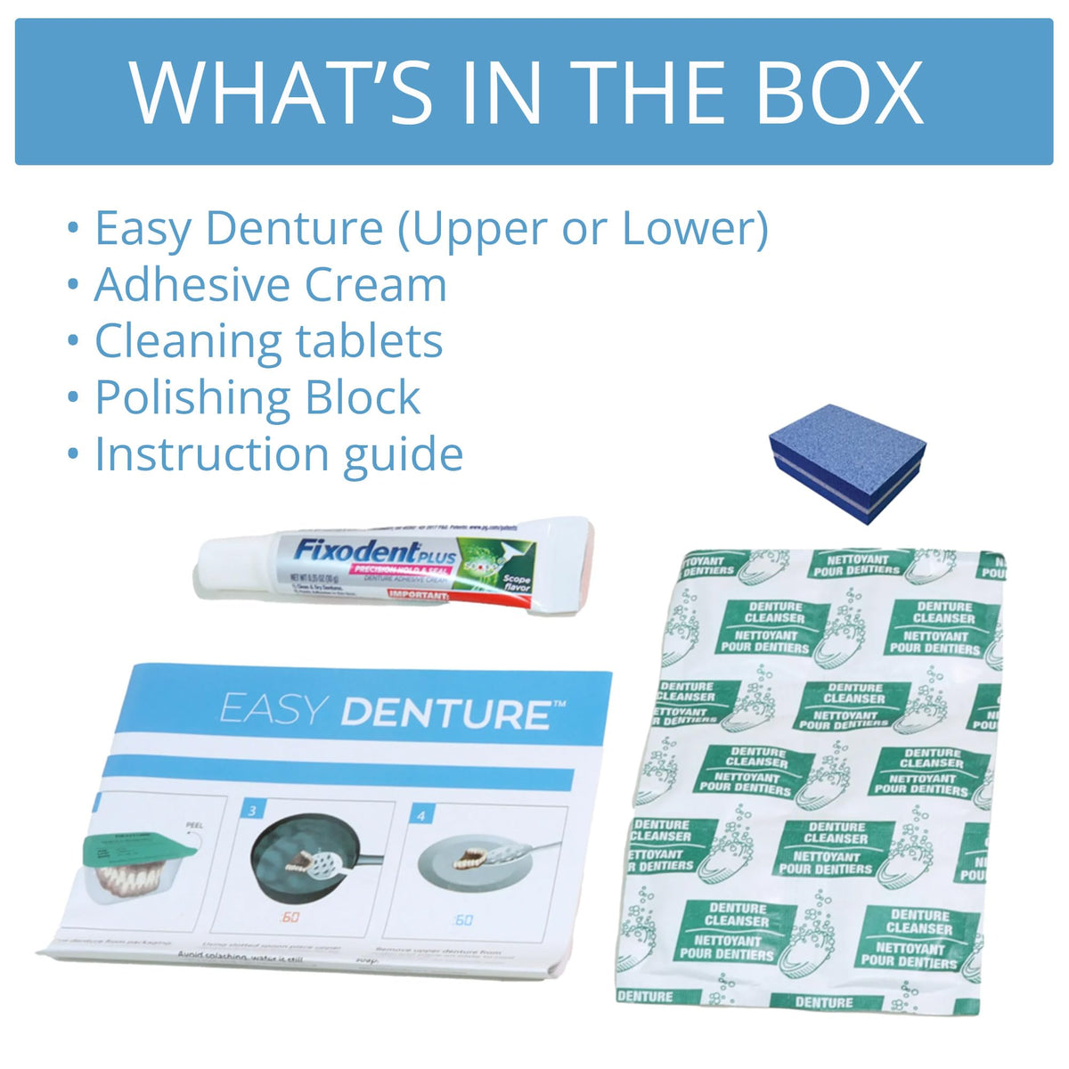 Boil-&-Bite Functional Denture Set P4070