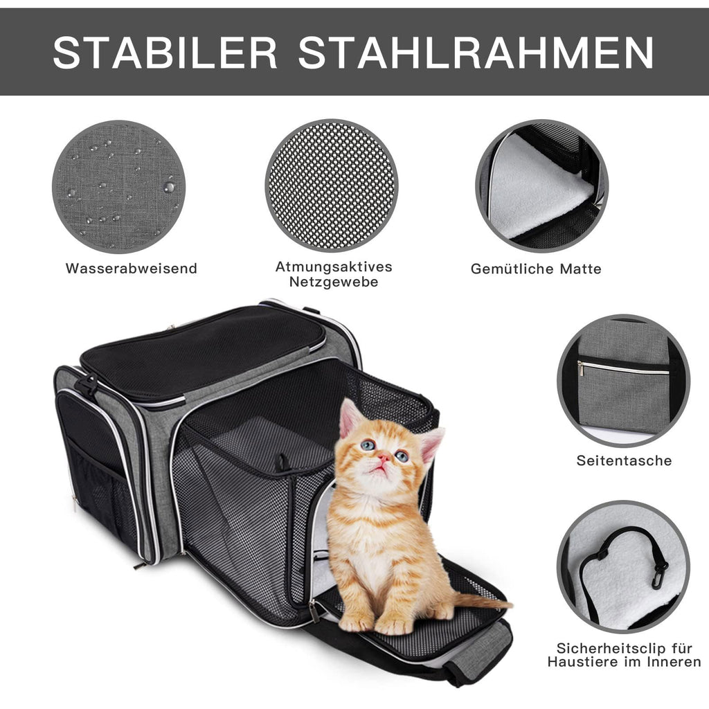 Airline Approved Soft Side Pet Carrier with Fleece Pad G800