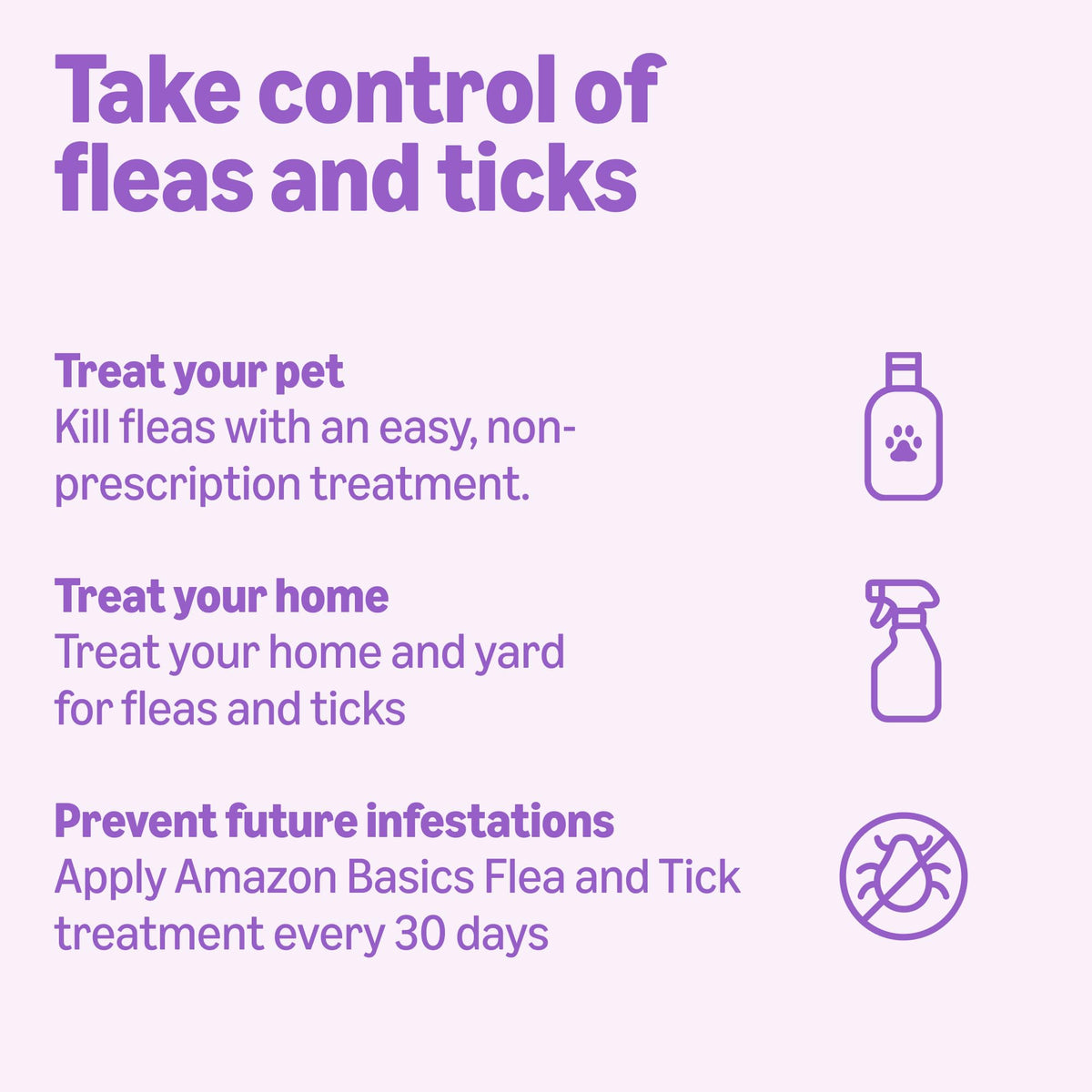 Flea and Tick Topical Treatment for Large Dogs 3 Count N9080
