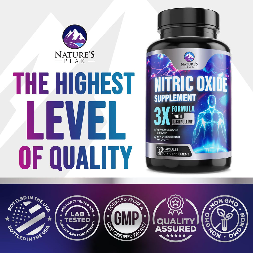 120 Capsules L-Arginine Citrulline Beta Alanine Nitric Oxide Booster U583511
