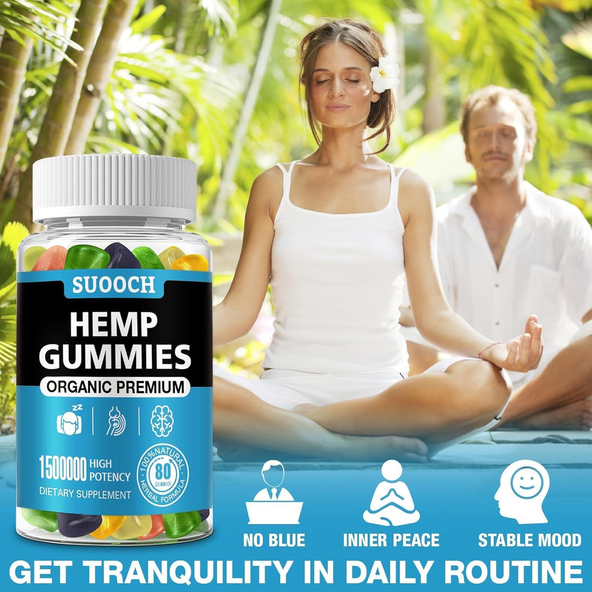 Hemp Gummies 160 Count 2 Pack V985