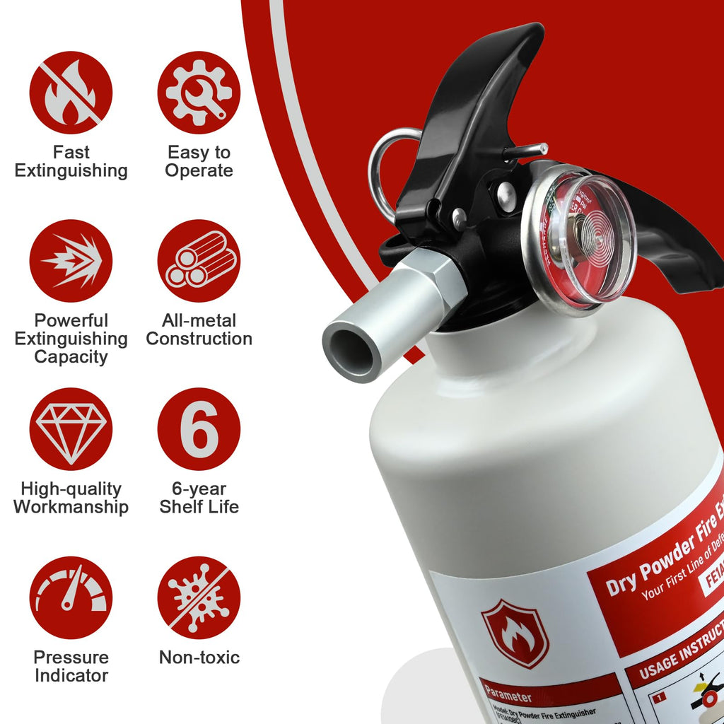 2.5 lb ABC Dry Chemical Fire Extinguisher D693