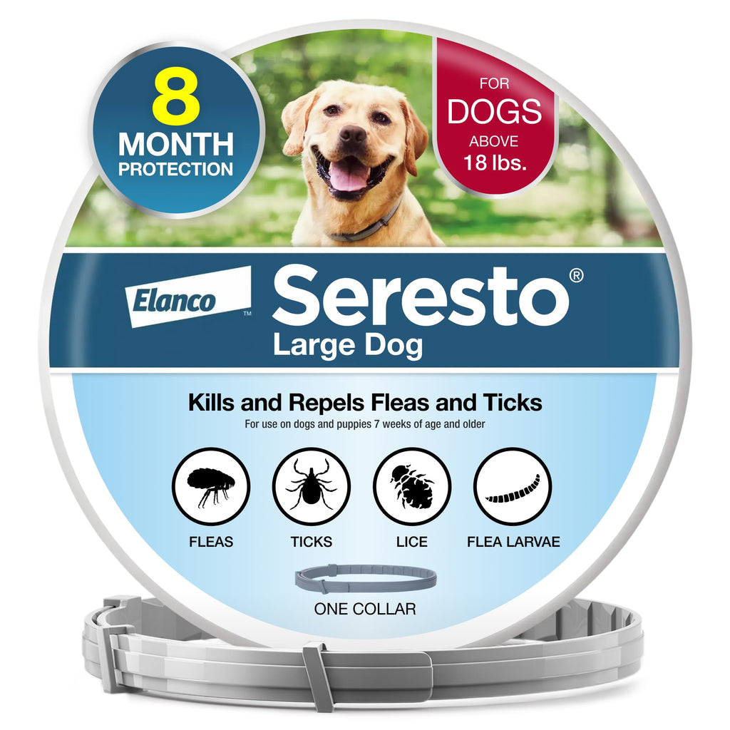 8-Month Flea & Tick Collar for Large Dogs Over 18 lbs B888