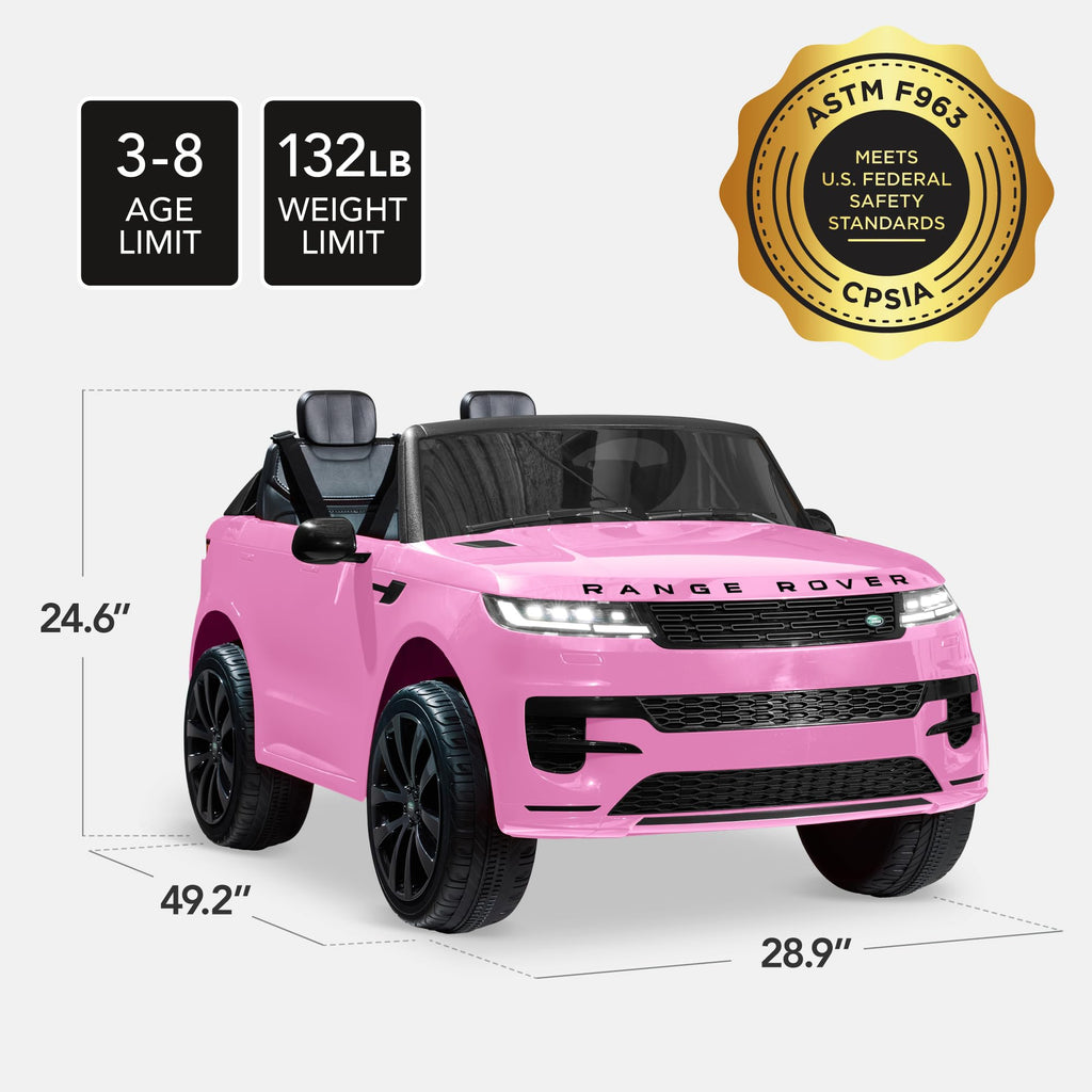 Pink 2-Seater Electric Ride On Car Truck A5042