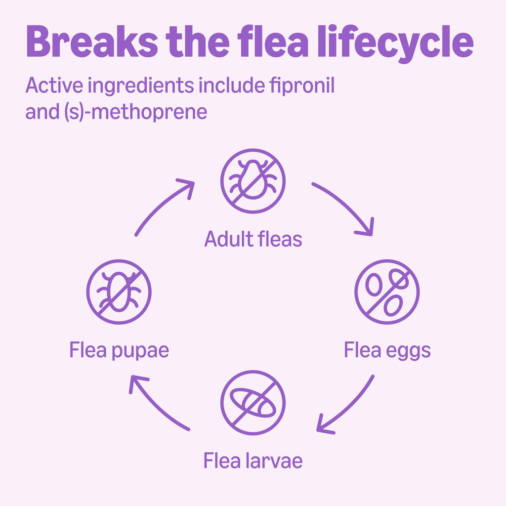 Flea and Tick Topical Treatment for Large Dogs 3 Count N9080