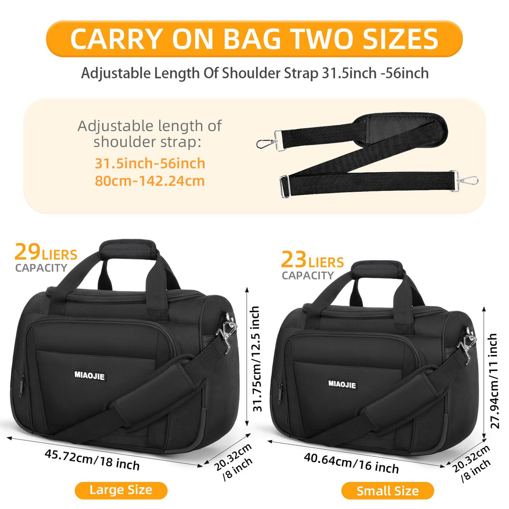 Lightweight Underseat Carry On Luggage Bag B81325