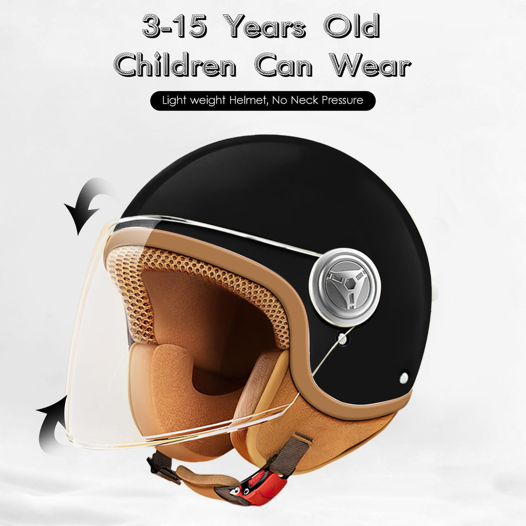 Kids 3/4 Open Face Motorcycle Helmet M4348