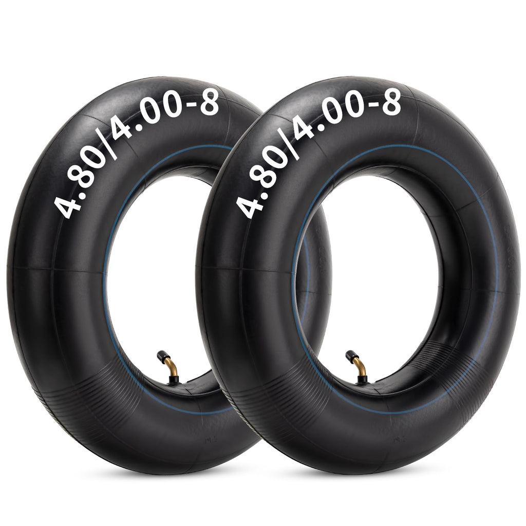 4.80/4.00-8 Replacement Tire Inner Tube with TR87 Angled Valve Pack of 2 B1241