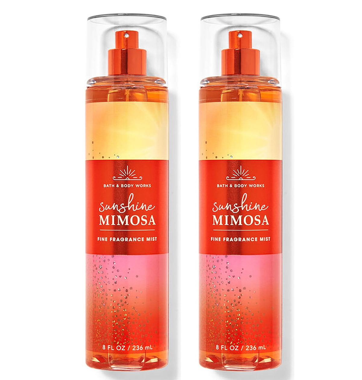 Sunshine Mimosa Fine Fragrance Body Mist 8 oz Set of 2 D2748