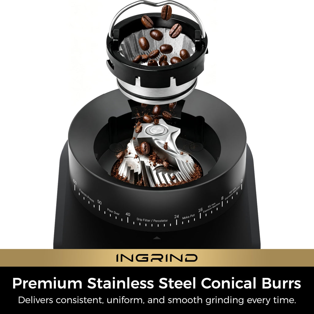 Electric Coffee Grinder with 60 Grind Settings Z859273