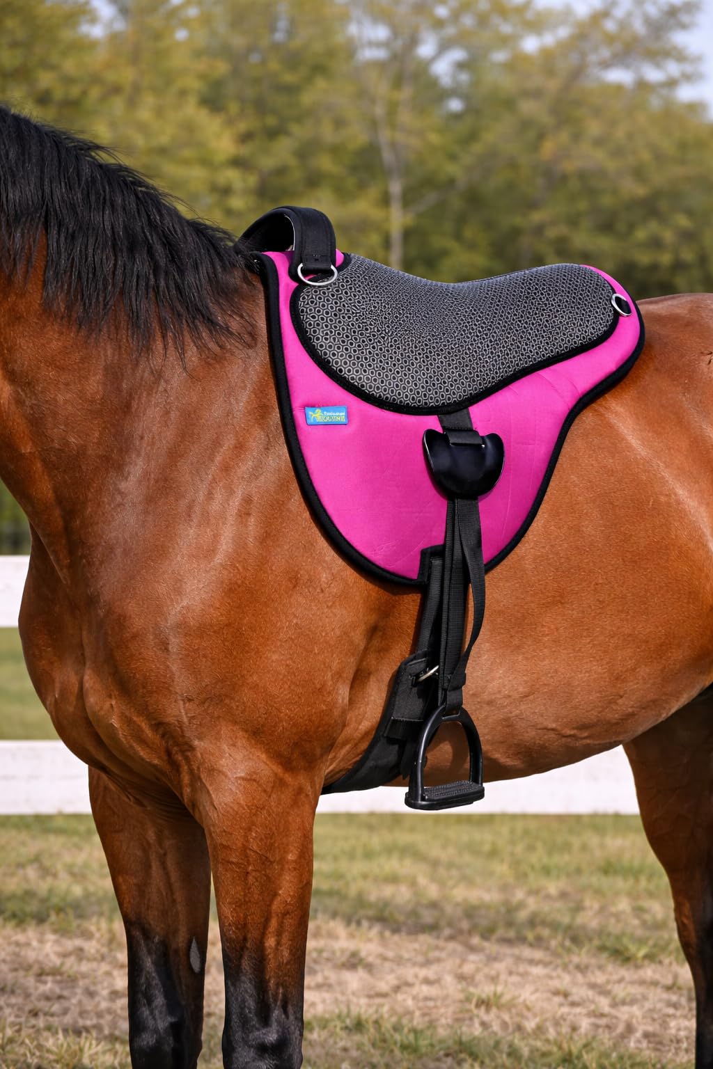 Neoprene Padded Anti-Slip Bareback Saddle Pad Y70880