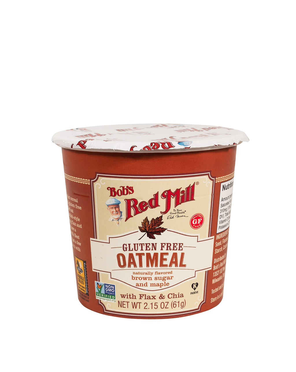 Maple & Brown Sugar Oatmeal Cup, 2.15 Ounce (Pack of 12) G65022
