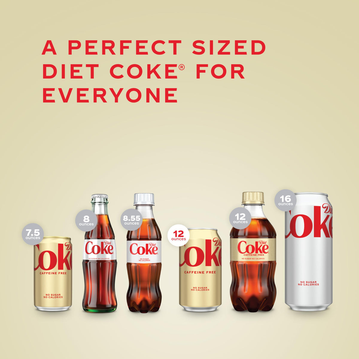 Caffeine Free Diet Coke 12 fl oz 12 Pack W671