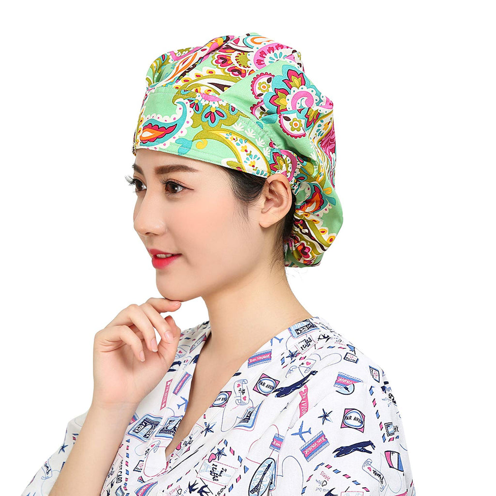 2 Pack Adjustable Cotton Working Cap with Sweatband I6453