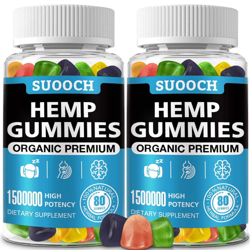 Hemp Gummies 160 Count 2 Pack V985