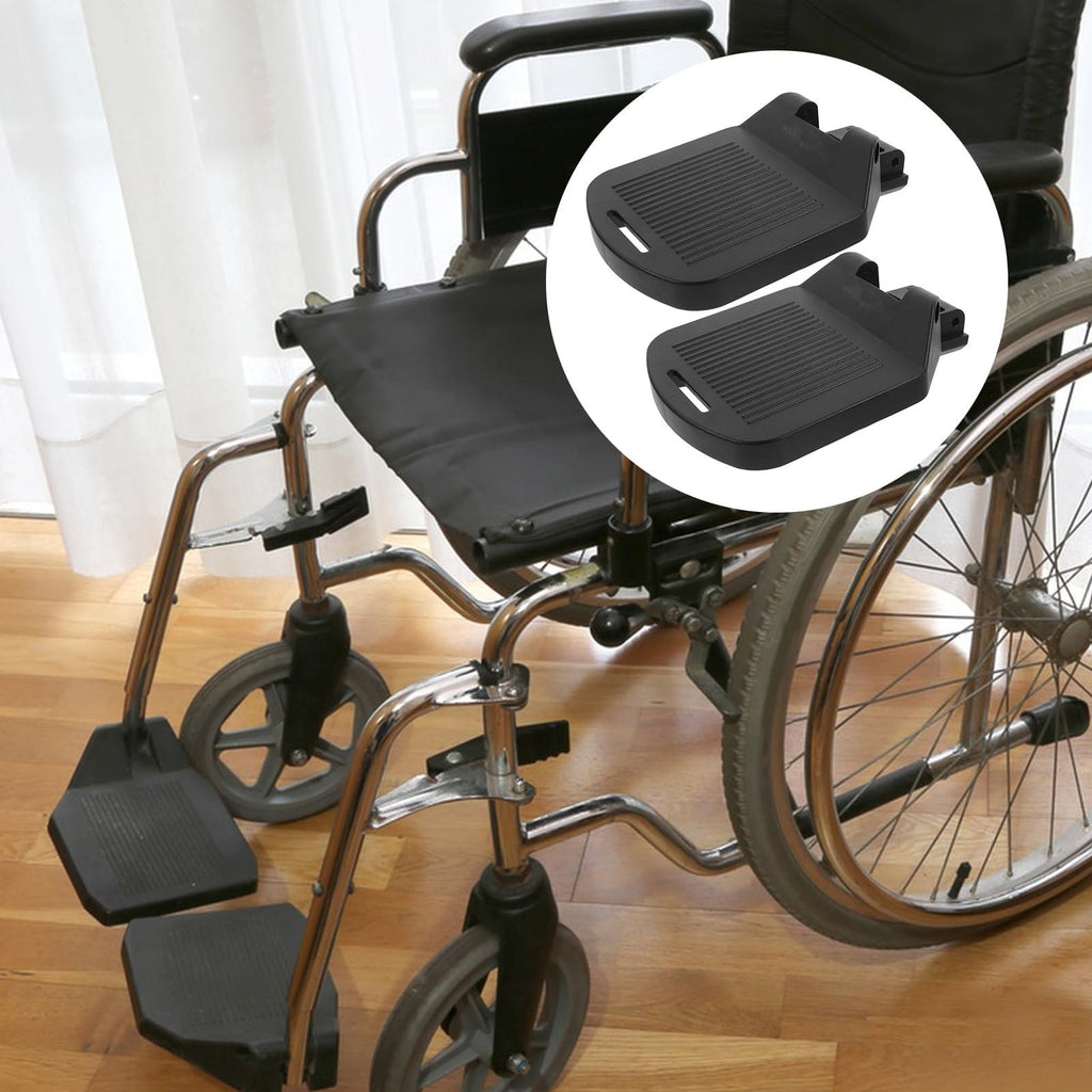 2pcs Adjustable Heavy Duty Wheelchair Footrest D222148