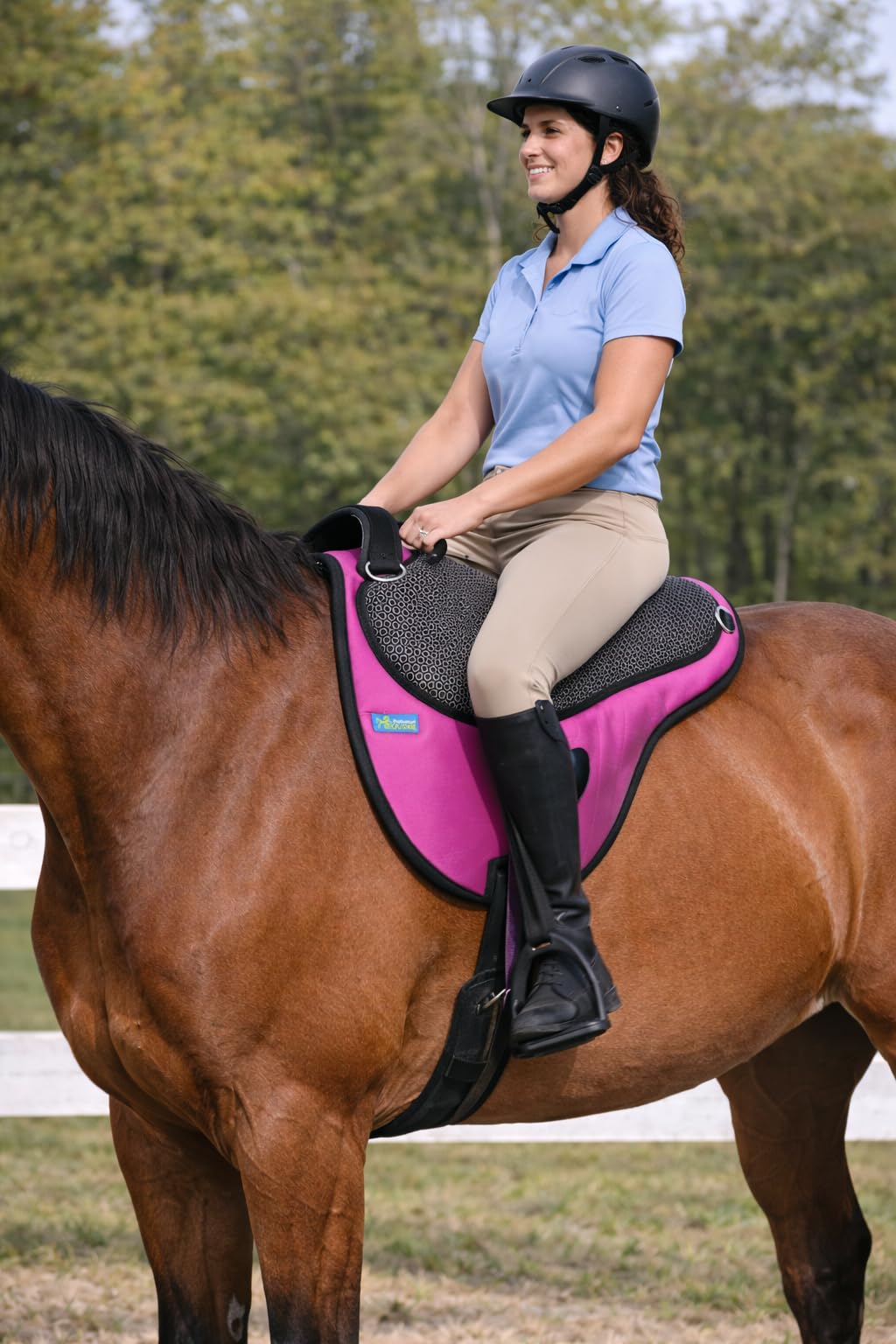 Neoprene Padded Anti-Slip Bareback Saddle Pad Y70880