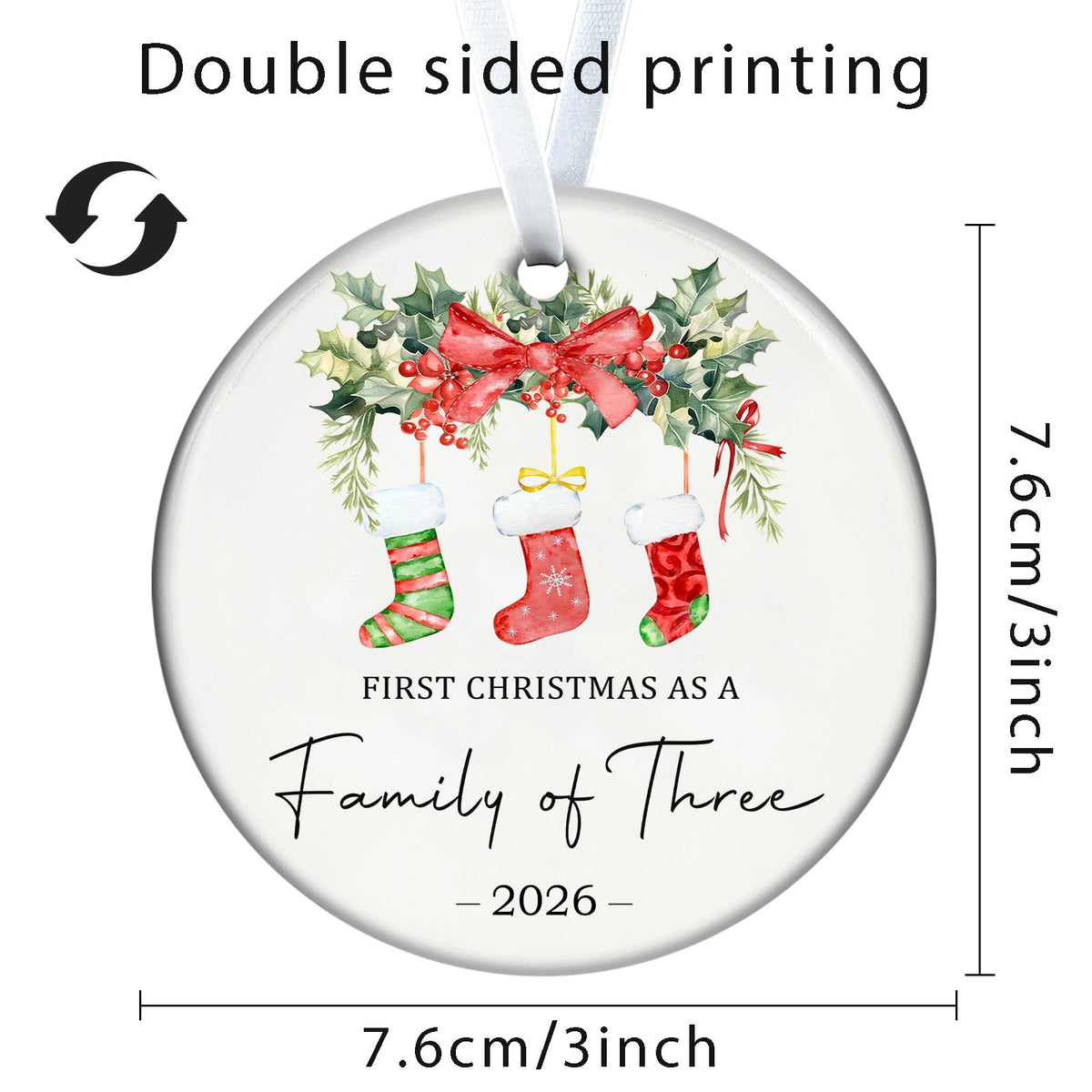 Baby First Christmas Ornaments 2026 G735