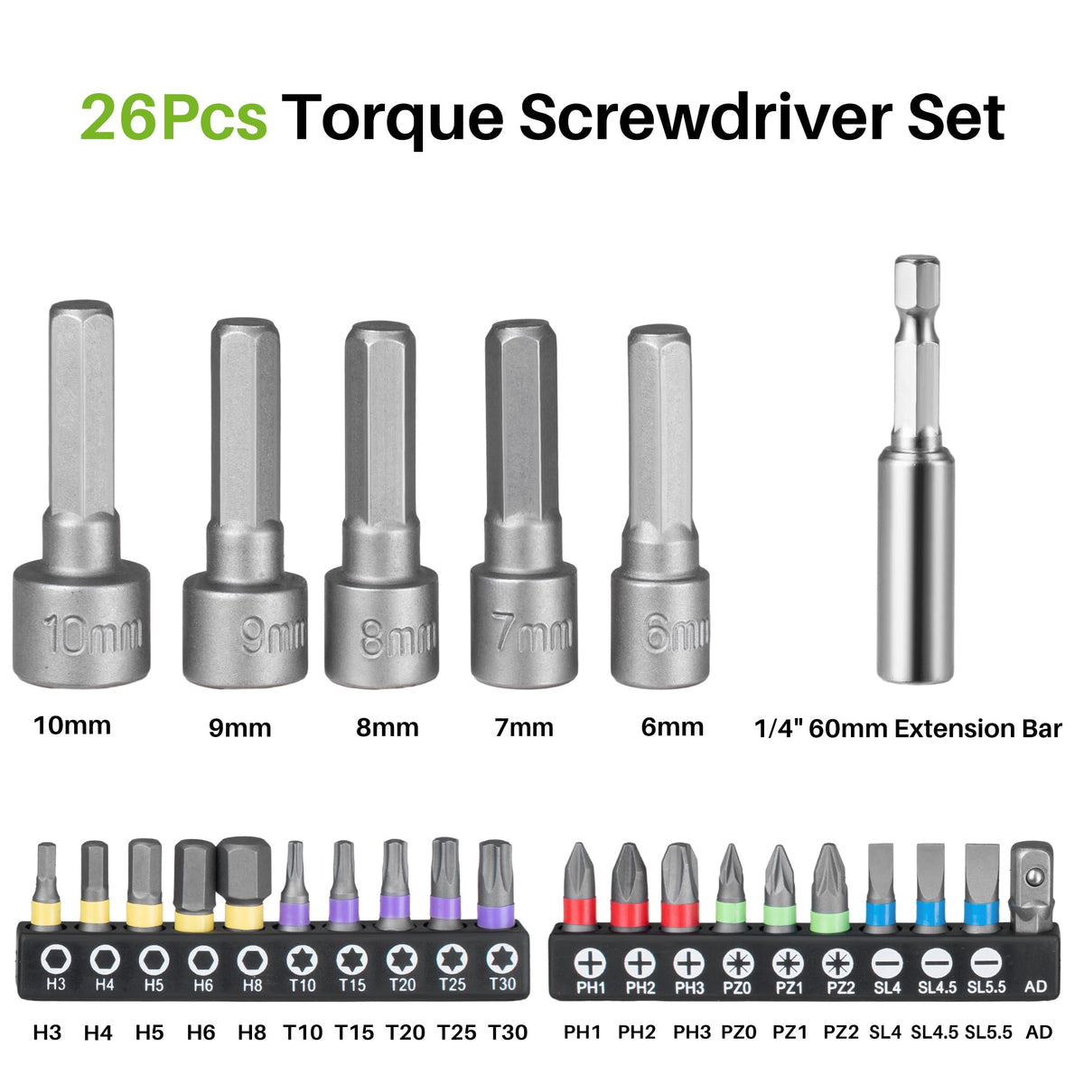 27Pcs Torque Screwdriver Y547764