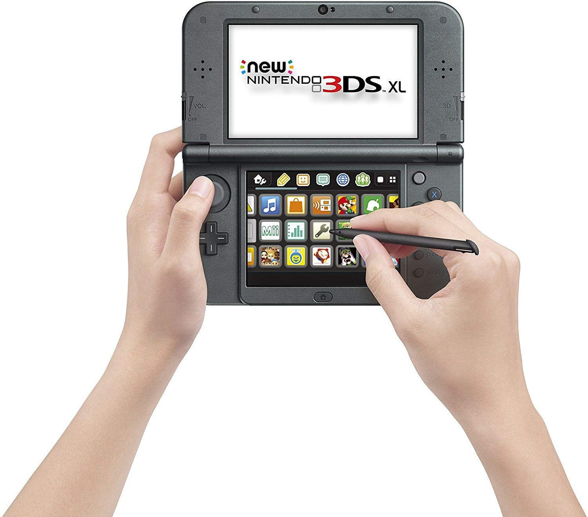 Black Handheld Console and AC Adapter T727671