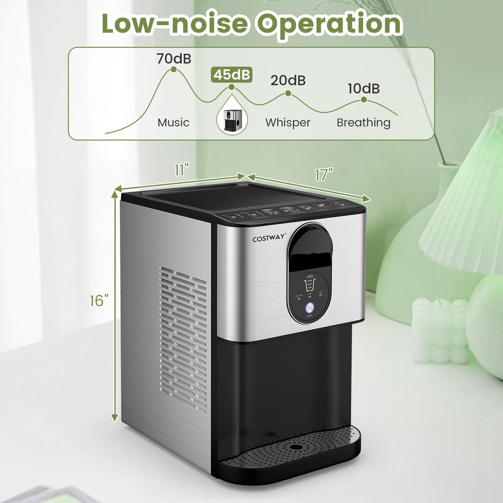 Self Dispensing Nugget Ice Maker Countertop 56Lbs/24H F87239