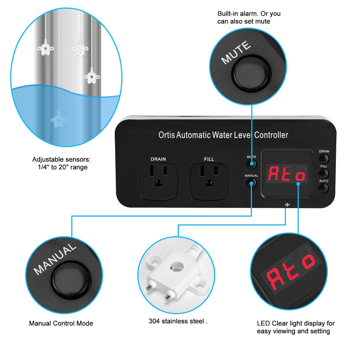 Automatic Water Level Controller for Aquariums F251