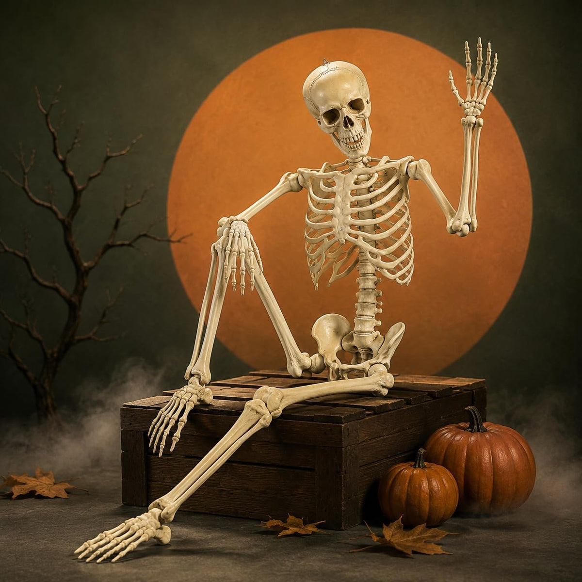 Life Size Posable Skeleton Prop Decoration A428241