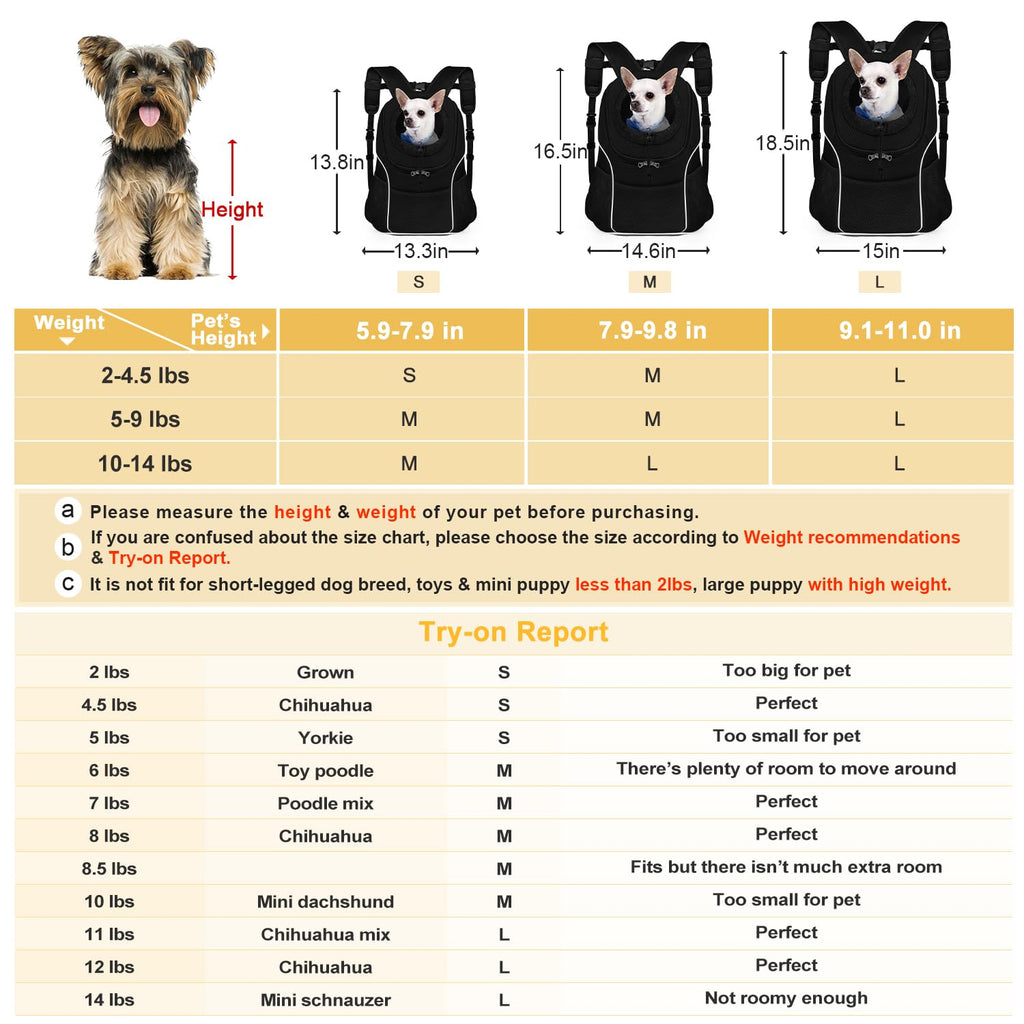 Pet Dog Carrier Backpack X28410