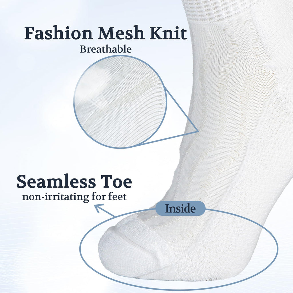 Bamboo Viscose Ankle Diabetic Socks 6 Pairs G6328