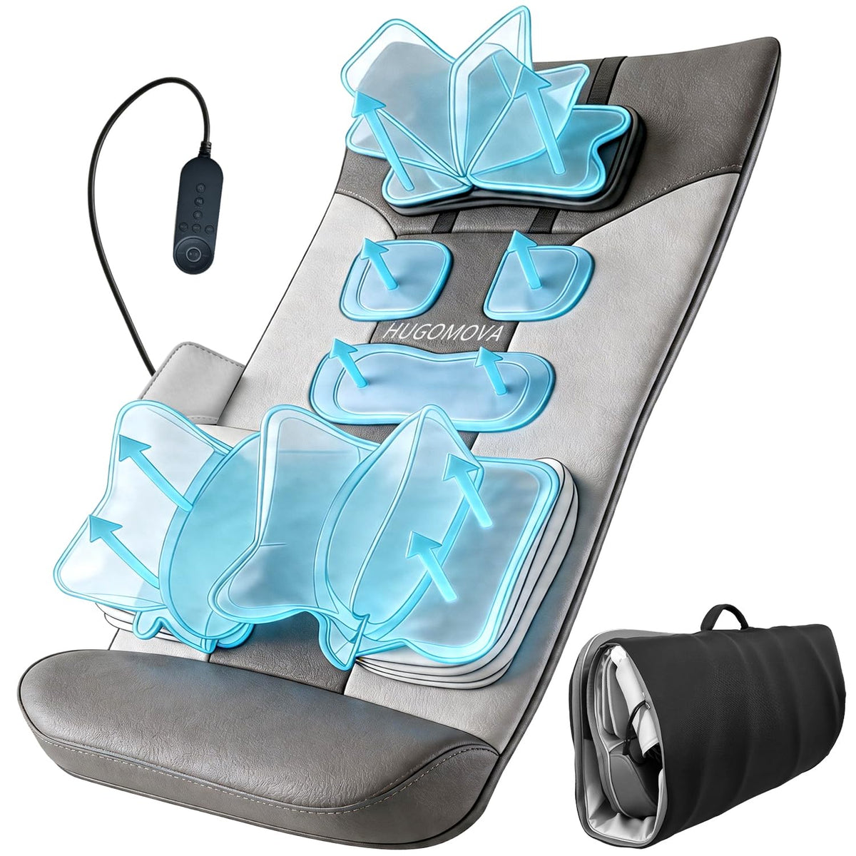 Foldable Full Body Stretching Massage Mat with Airbags T50801