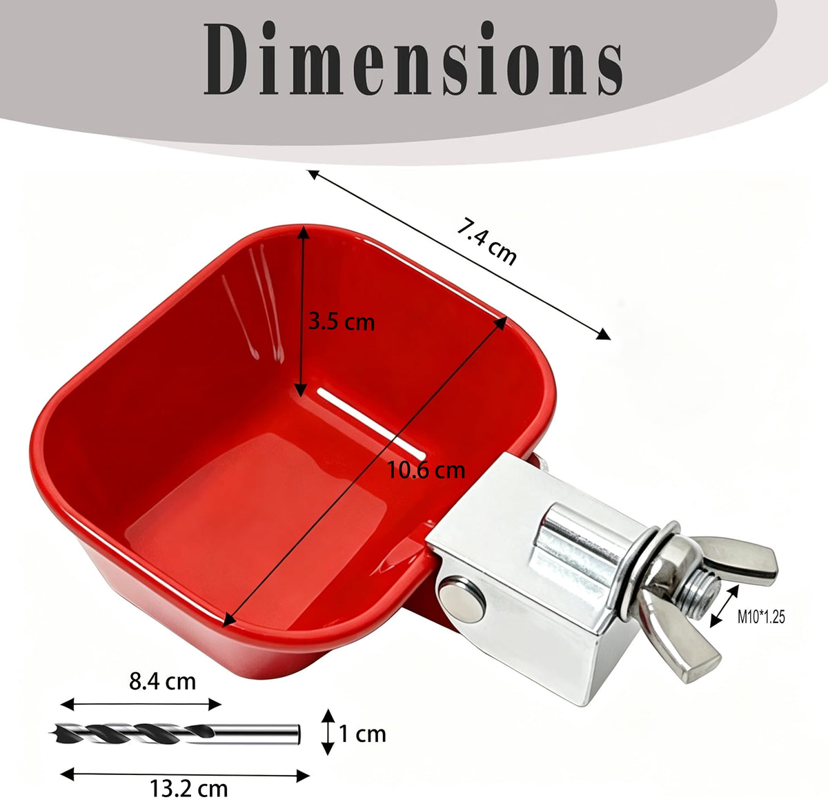 Aluminum Alloy Chicken Waterer Feeder T3603