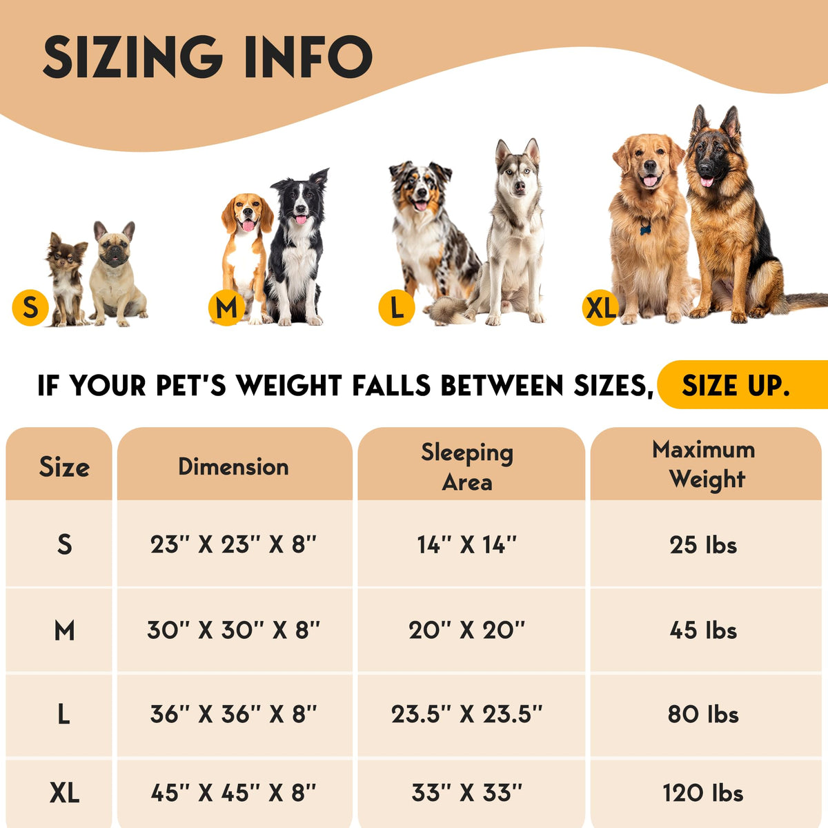 Medium Size Washable Anti-Slip Fluffy Plush Round Dog Bed A726