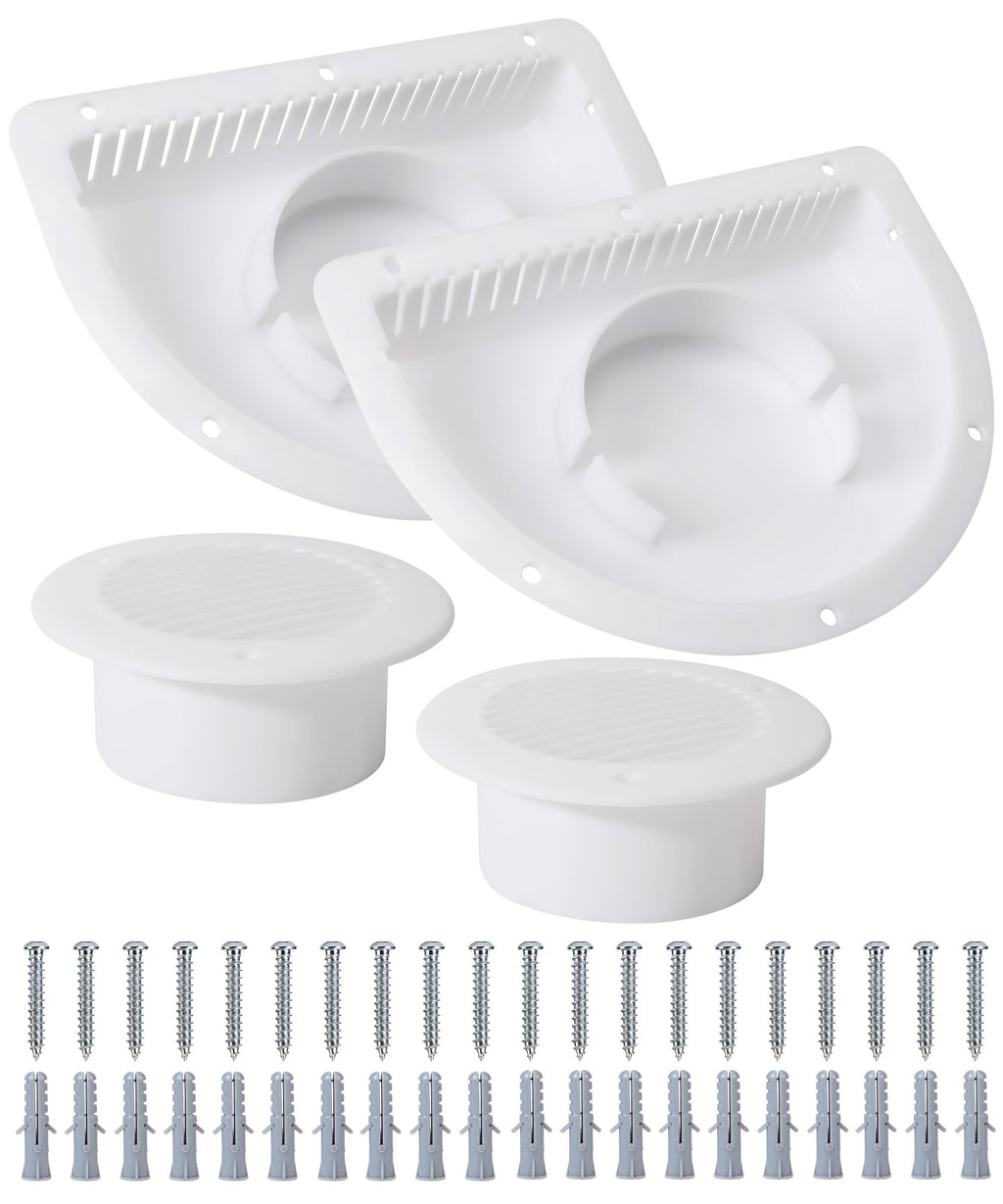 RV Vent Covers with Mounting Hardware G9026
