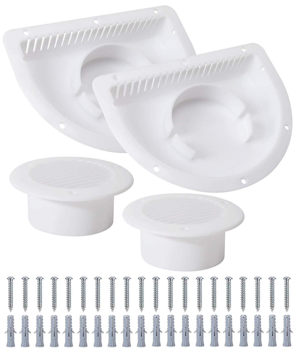 RV Vent Covers with Mounting Hardware G9026