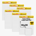 White Lined Easel Pad, 25 x 30 in, 6 Pads D361374