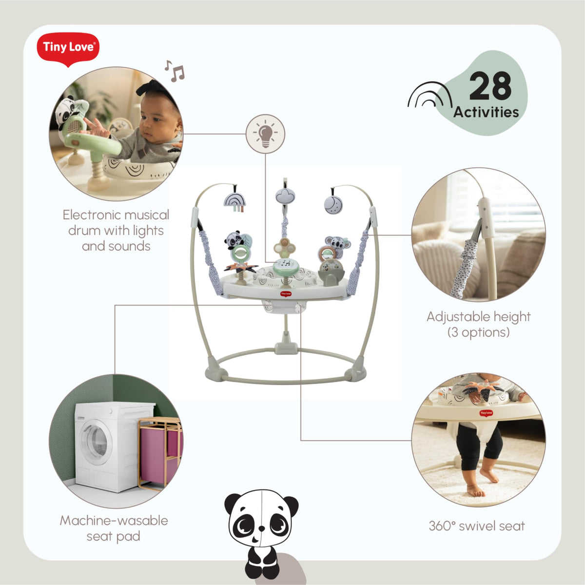 4-in-1 Baby Activity Center with Lights & Music P220