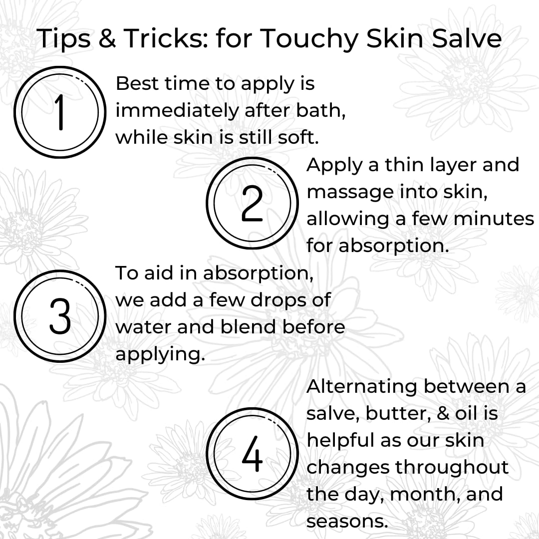 Natural Moisturizing Unscented Calendula Skin Salve, 1 oz 2 Pack T6090