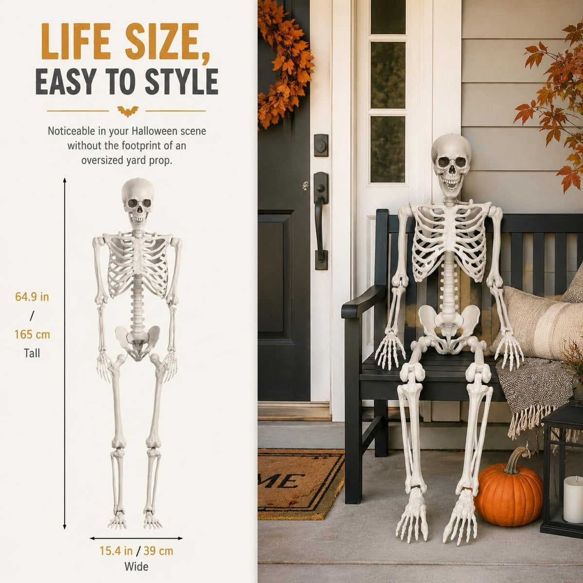 Life Size Posable Skeleton Prop Decoration A428241