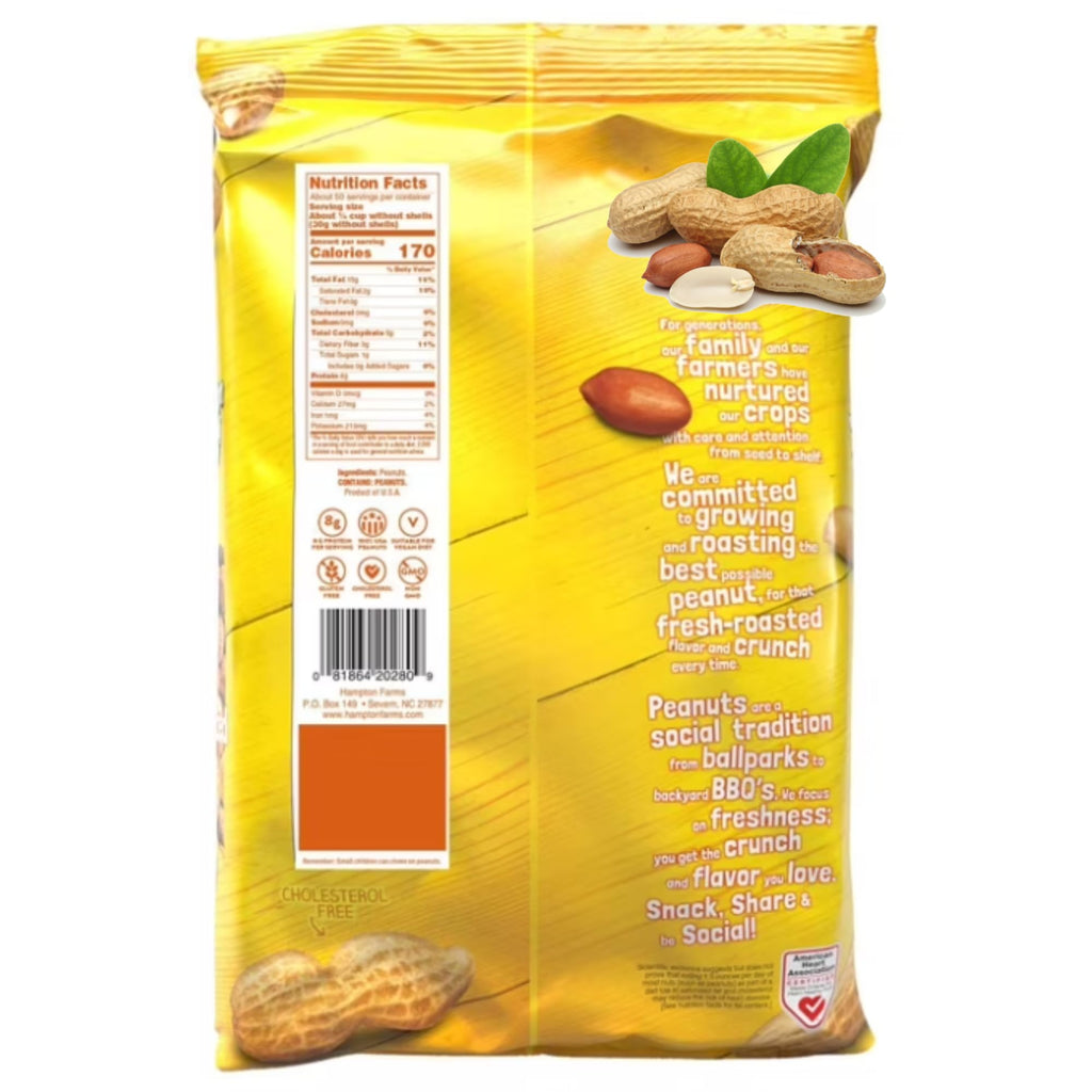 Unsalted In-Shell Peanuts 5 lb Bag D8068