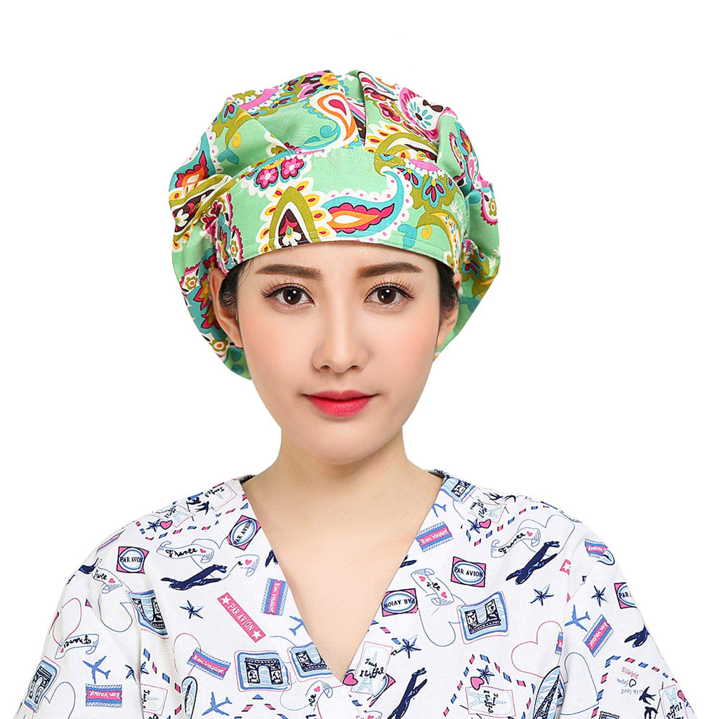 2 Pack Adjustable Cotton Working Cap with Sweatband I6453