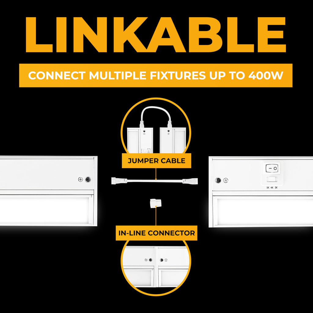 LED Under Cabinet Lighting 24 Inch White J31560
