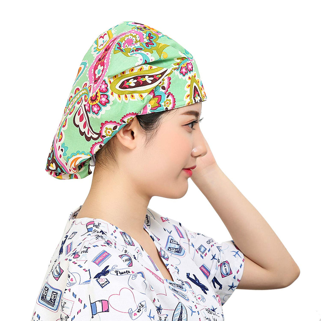 2 Pack Adjustable Cotton Working Cap with Sweatband I6453